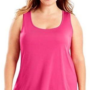 JUST MY SIZE Women's Plus Size Cooldri Performance Scoopneck Tank Top
